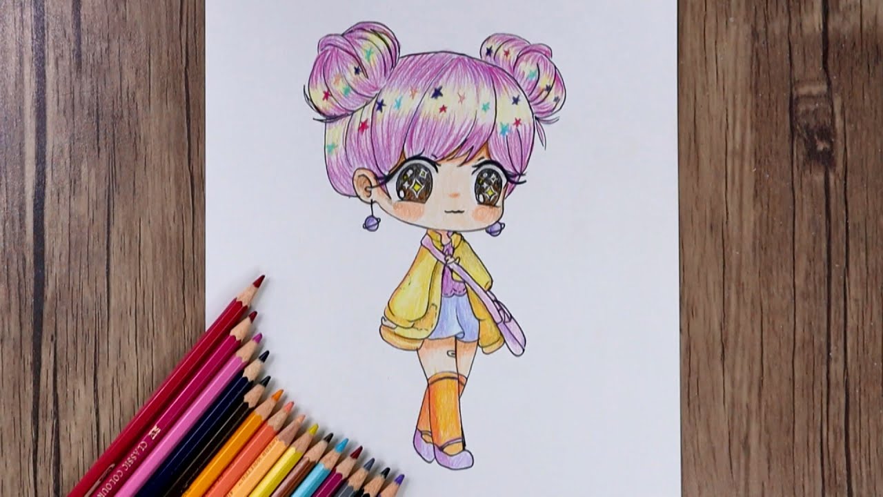 BÍ QUYẾT VẼ CHIBI NỮ THẬT ĐƠN GIẢN 29